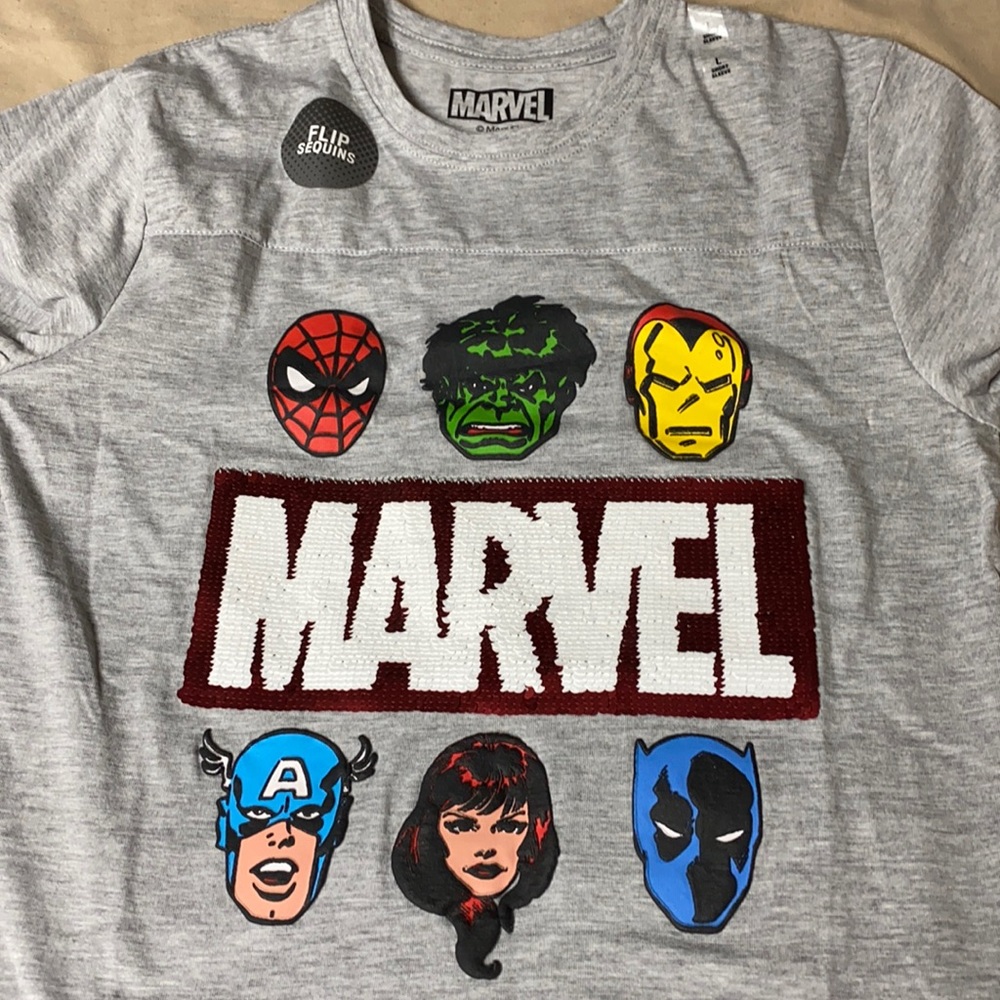 Boys Marvel t shirt